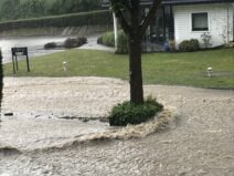 Ruissellements importants Chemin de Clères à BOIS-GUILLAUME le 4 juin 2022 (source : Mme GRANCHER)